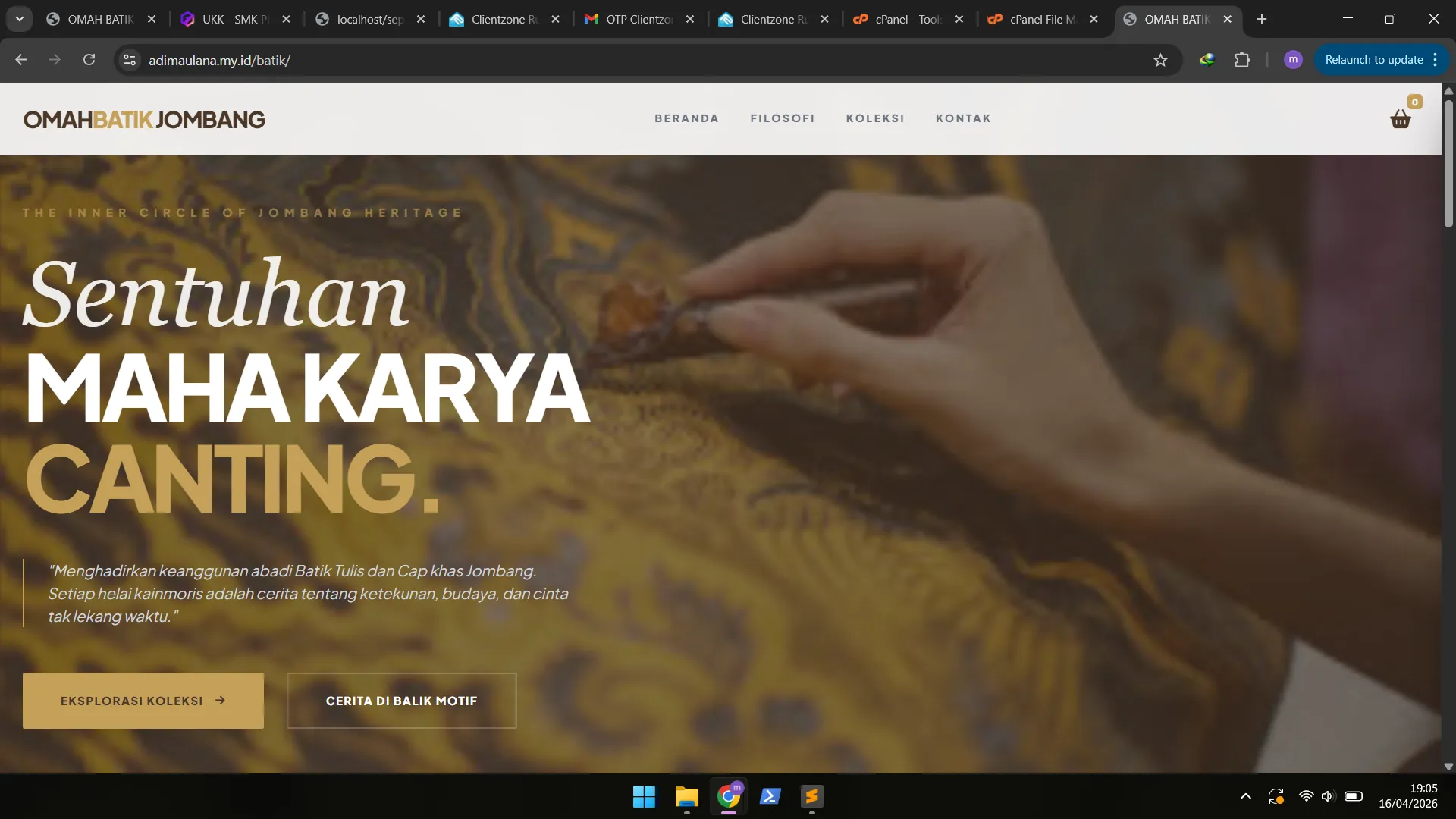 Website E-Commerce Batik